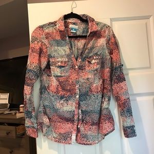 Columbia Women’s Buttondown LS Shirt Small